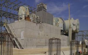 הטורבינה בתחנה התרמו סולארית באשלים